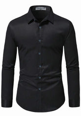 Mens Full Sleeve Slim Fit Durable Formal Shirt